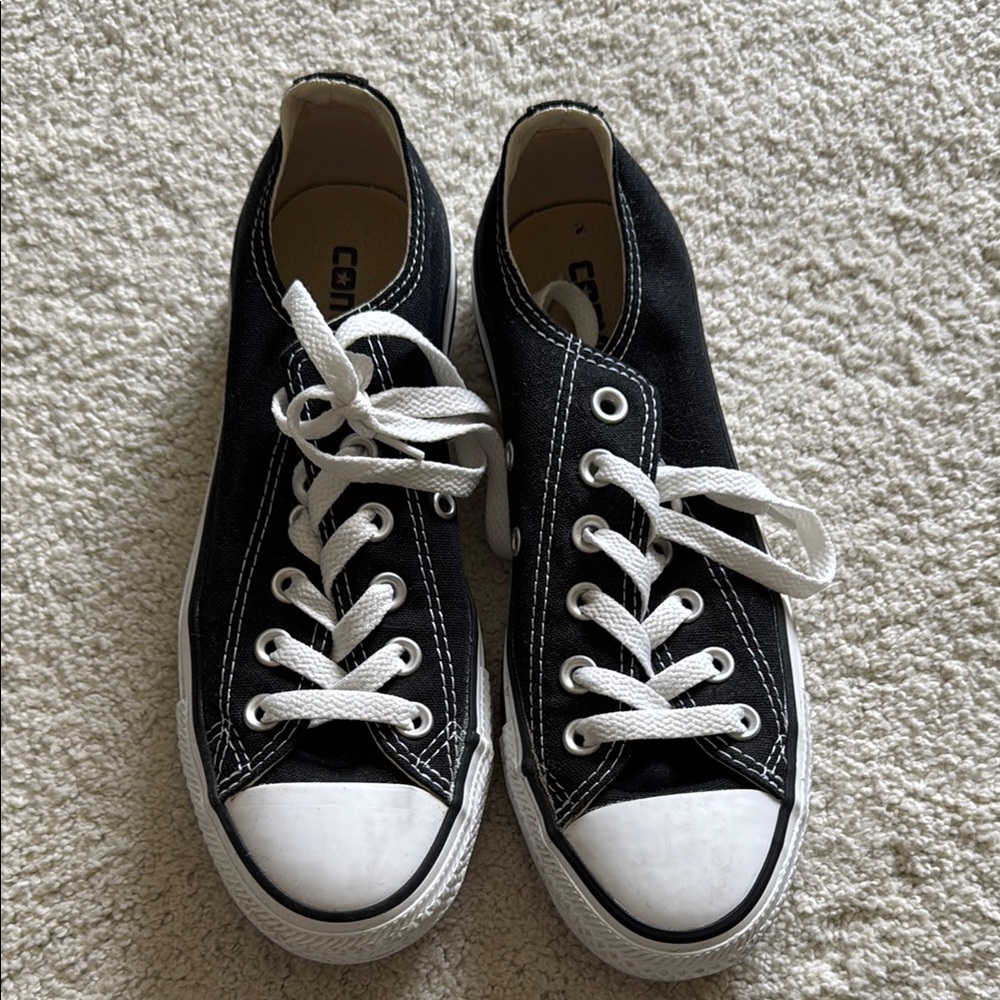 Converse Black Canvas Sneakers